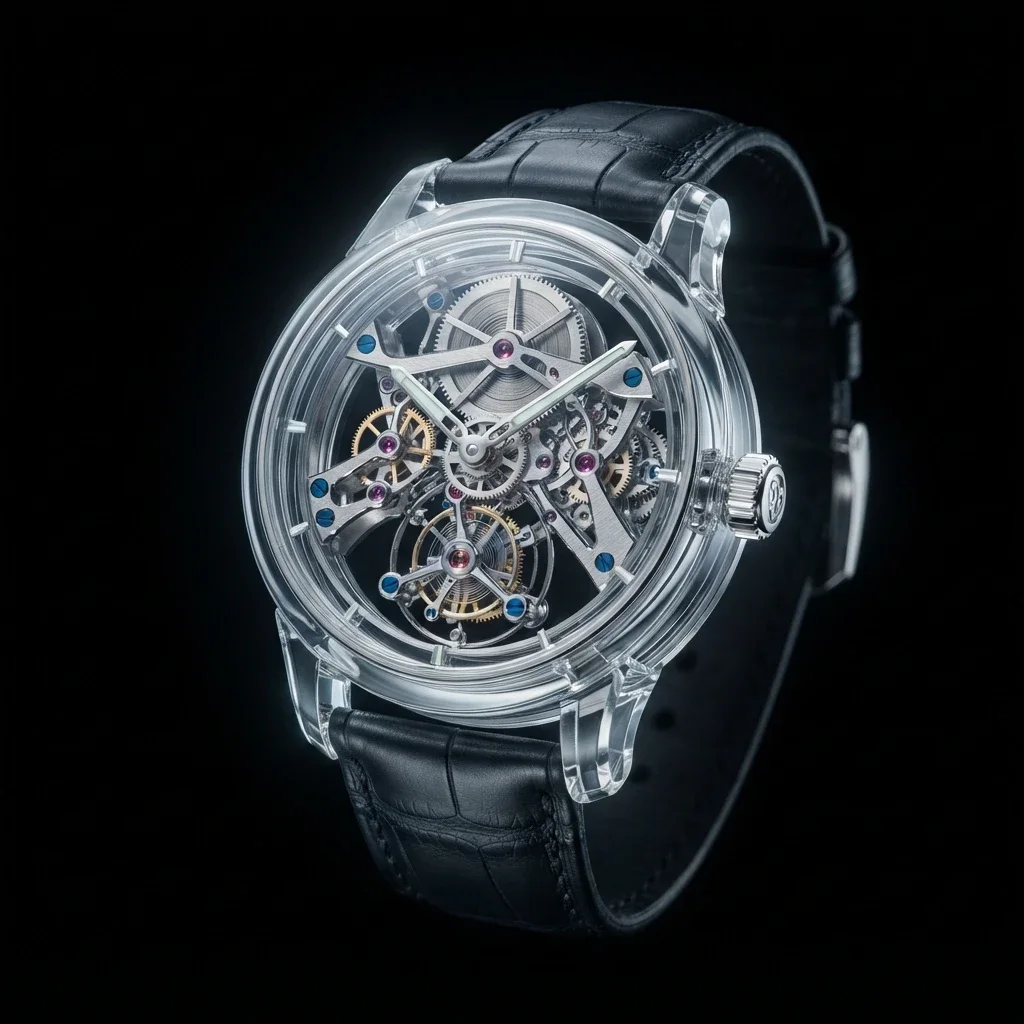 Singularity Sapphire Tourbillon, Flying tourbillon, 41 mm sapphire